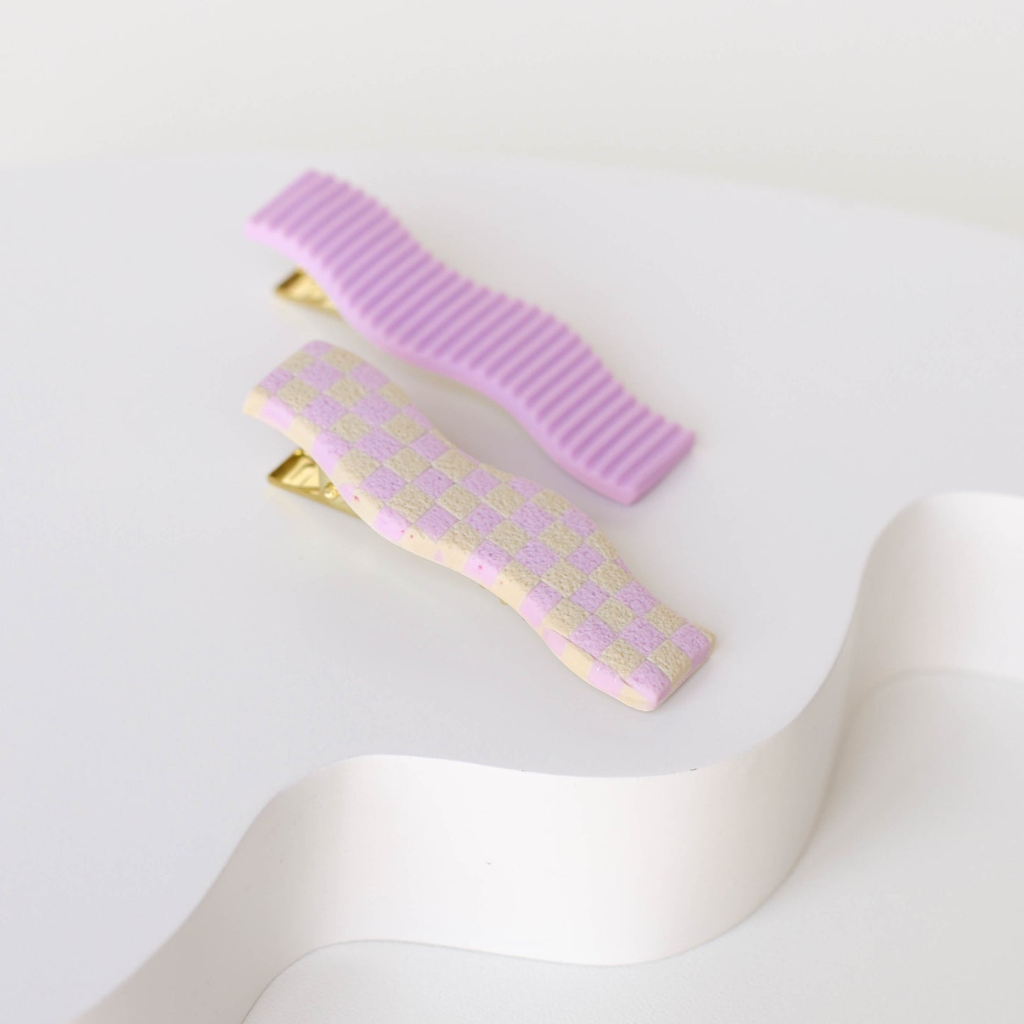 Presilha Xadrezinha Lavanda