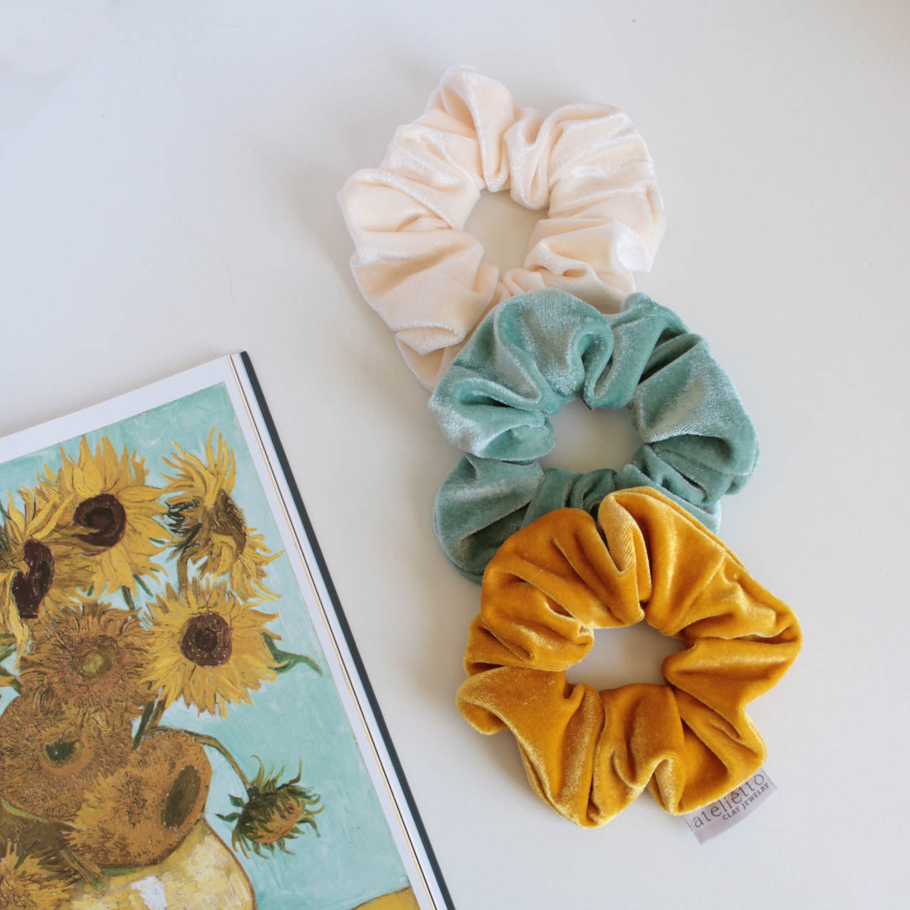 Scrunchie Magnifique verde água