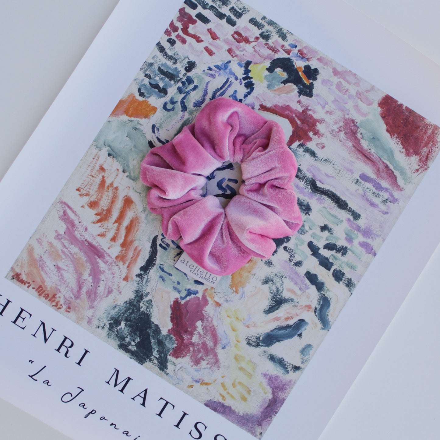Scrunchie Magnifique rosa iogurte