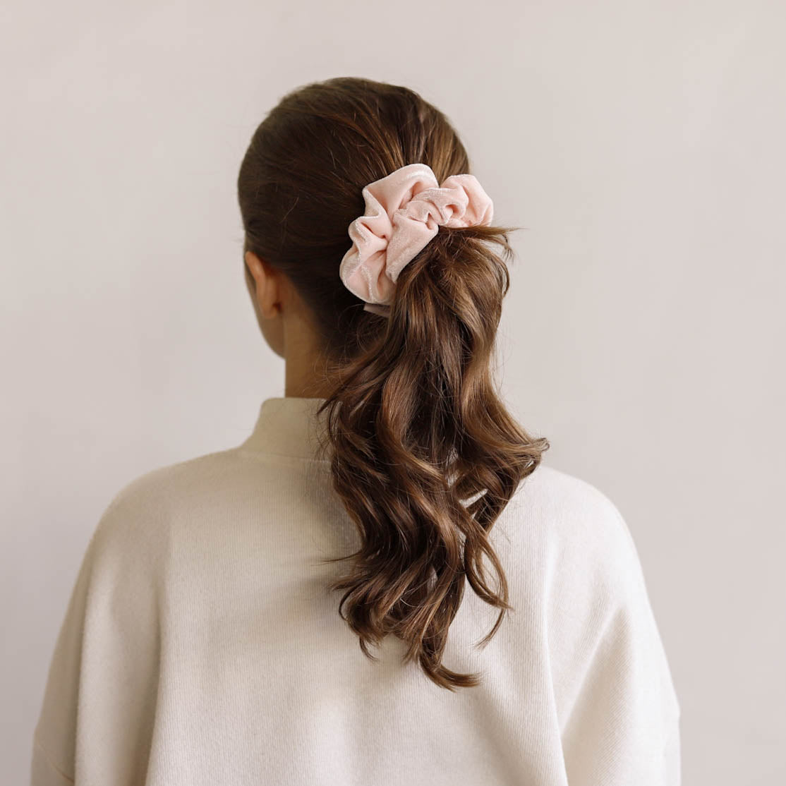 Scrunchie Magnifique rosinha