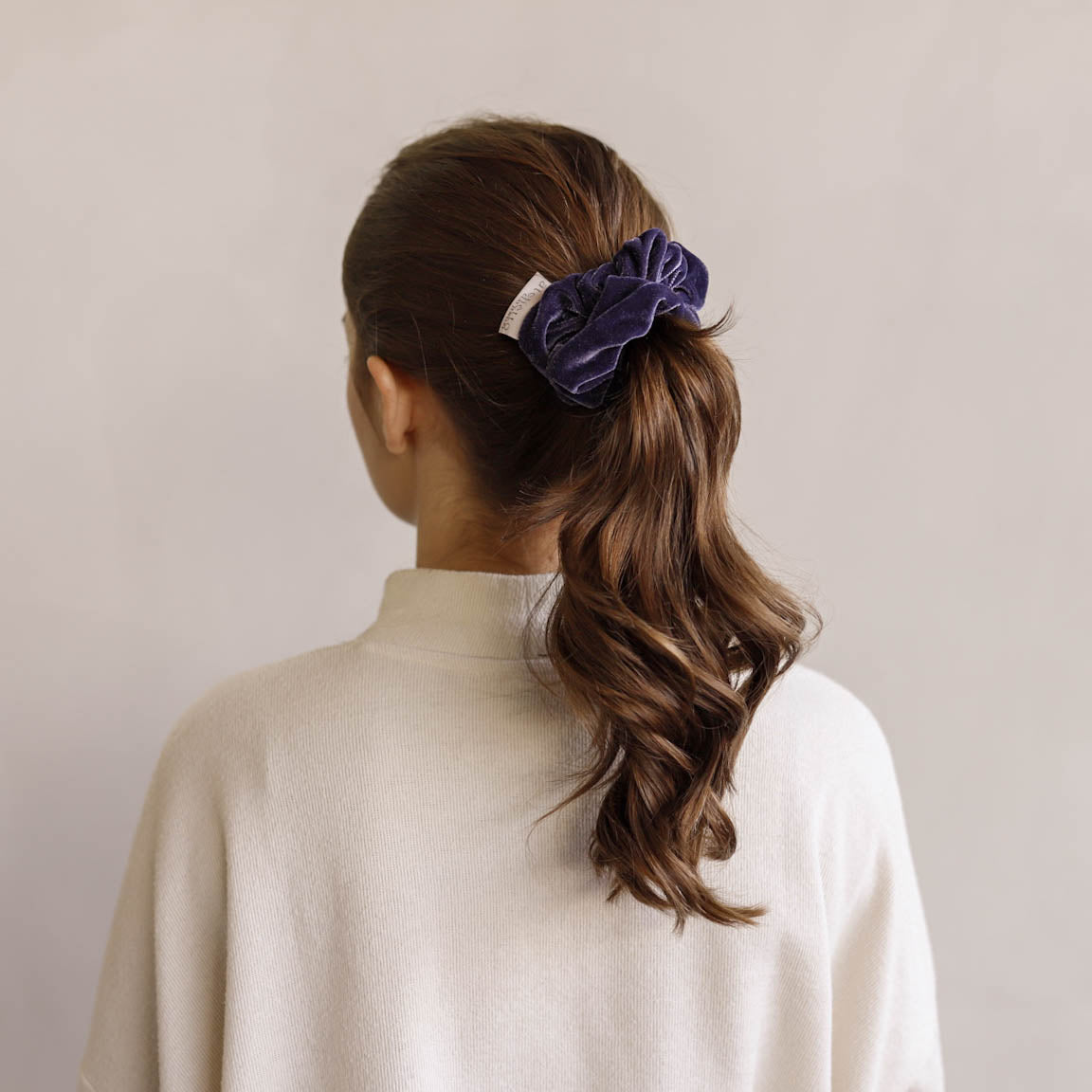 Scrunchie Magnifique azul marinho