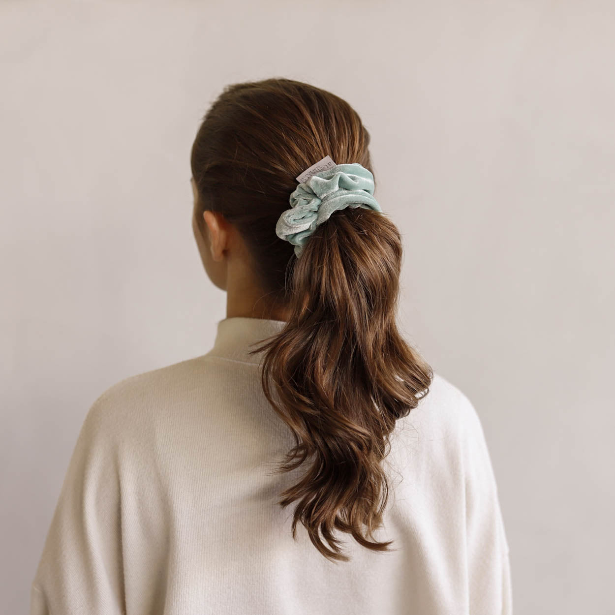 Scrunchie Magnifique verde água