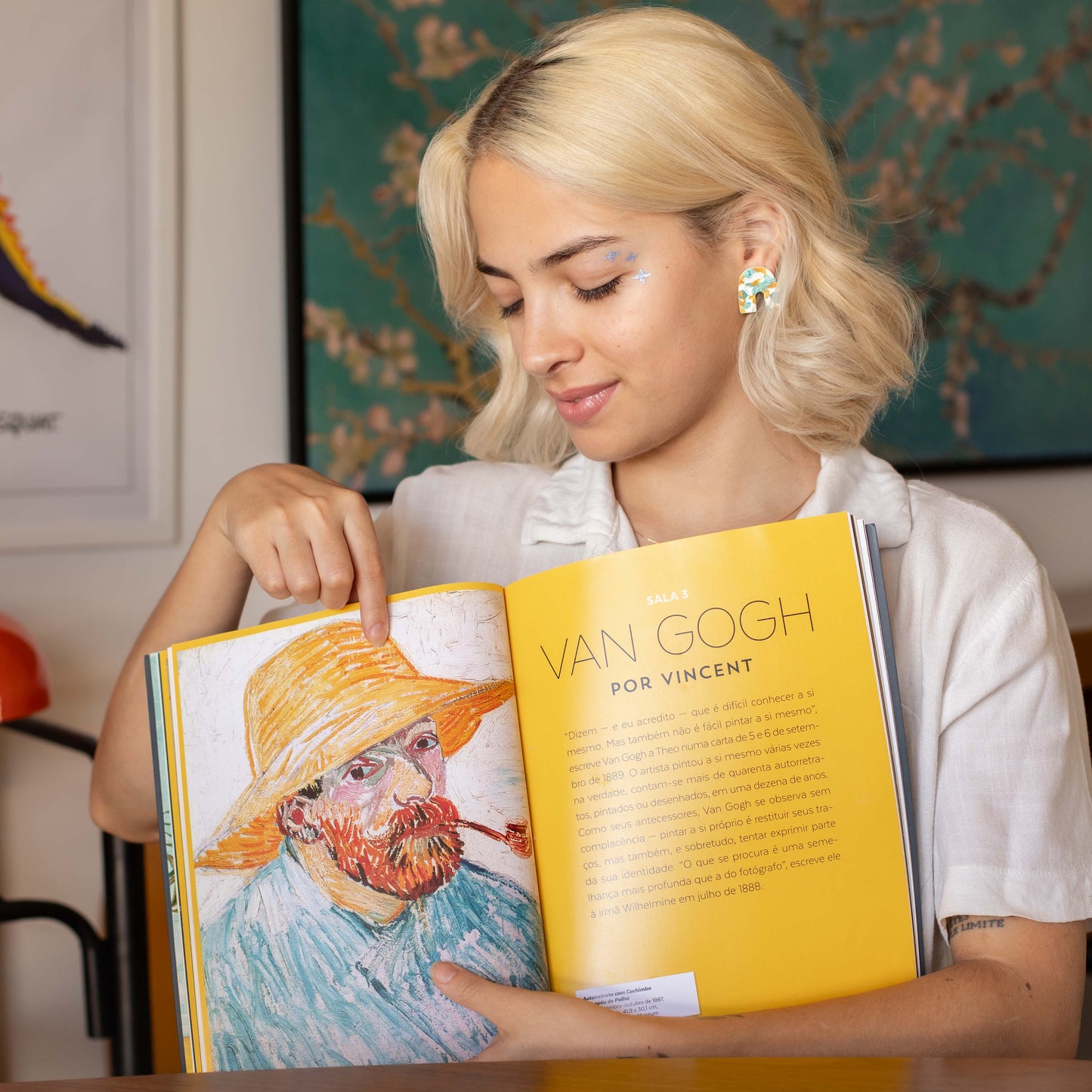 Brinco cores de Van Gogh