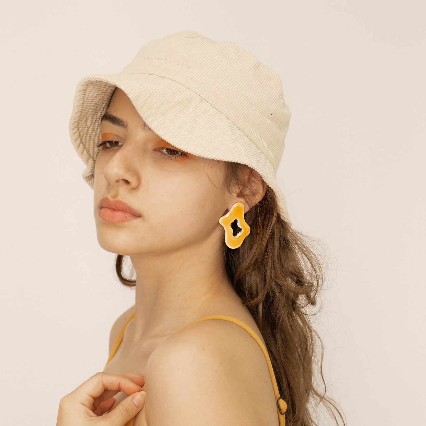 Brinco Lollipop tangerina