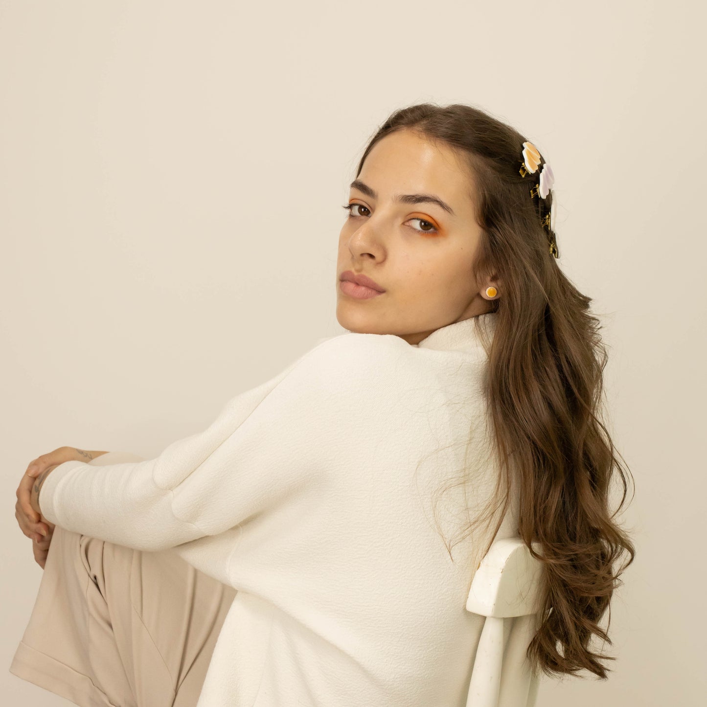 Brinco Julia rosa